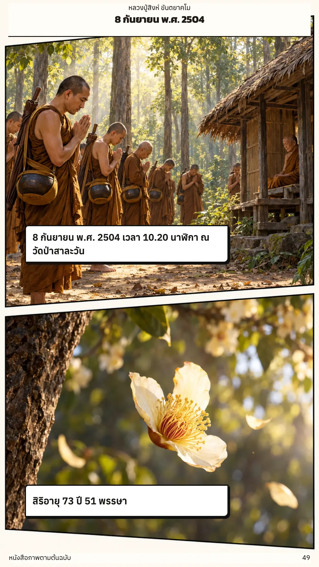 หลวงปู่สิงห์ ขันตยาคโม ตอนที่ ๑ หน้า ๕๐
