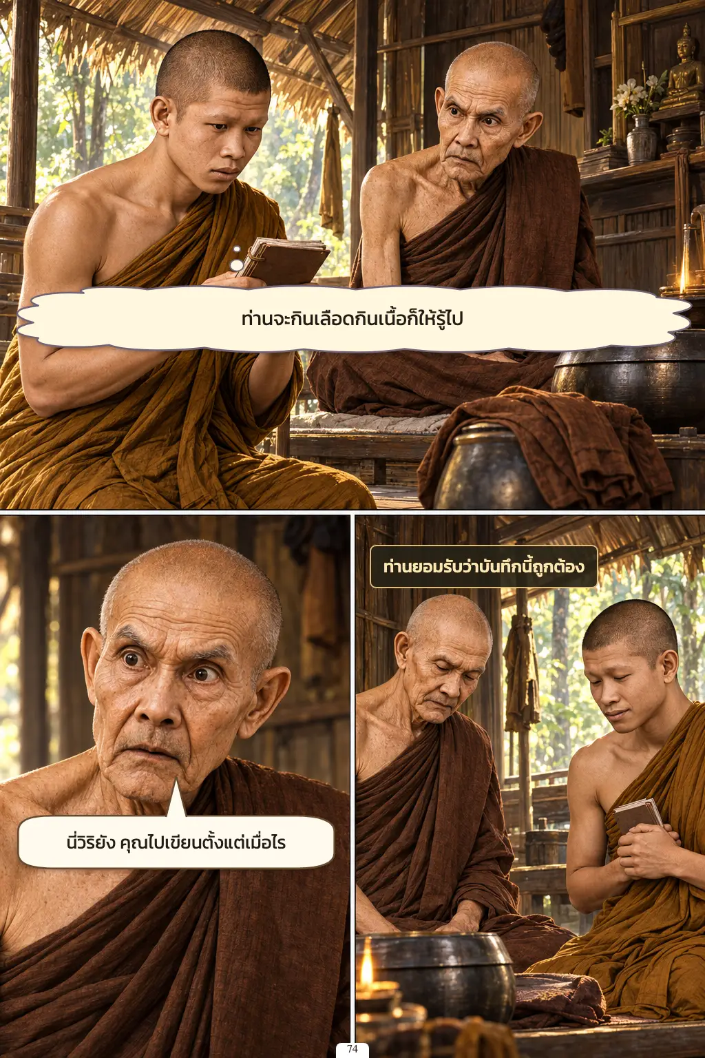 หลวงพ่อวิริยังค์ สิรินฺธโร ตอนที่ ๓ หน้า ๗๕